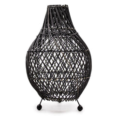 Rattan Table Lamps - Black product image