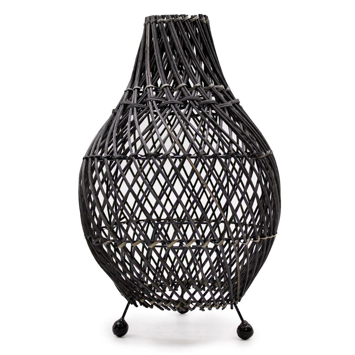 Rattan Table Lamps - Black product image