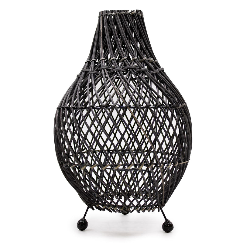 Rattan Table Lamps - Black product image