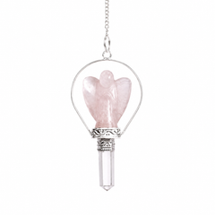 Angel Pendulum with Ring- Rose Quartz product image 2