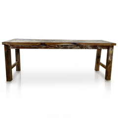Recycled Teakwood Display / Dining Table 2.2m - No Bottom Shelf product image 6