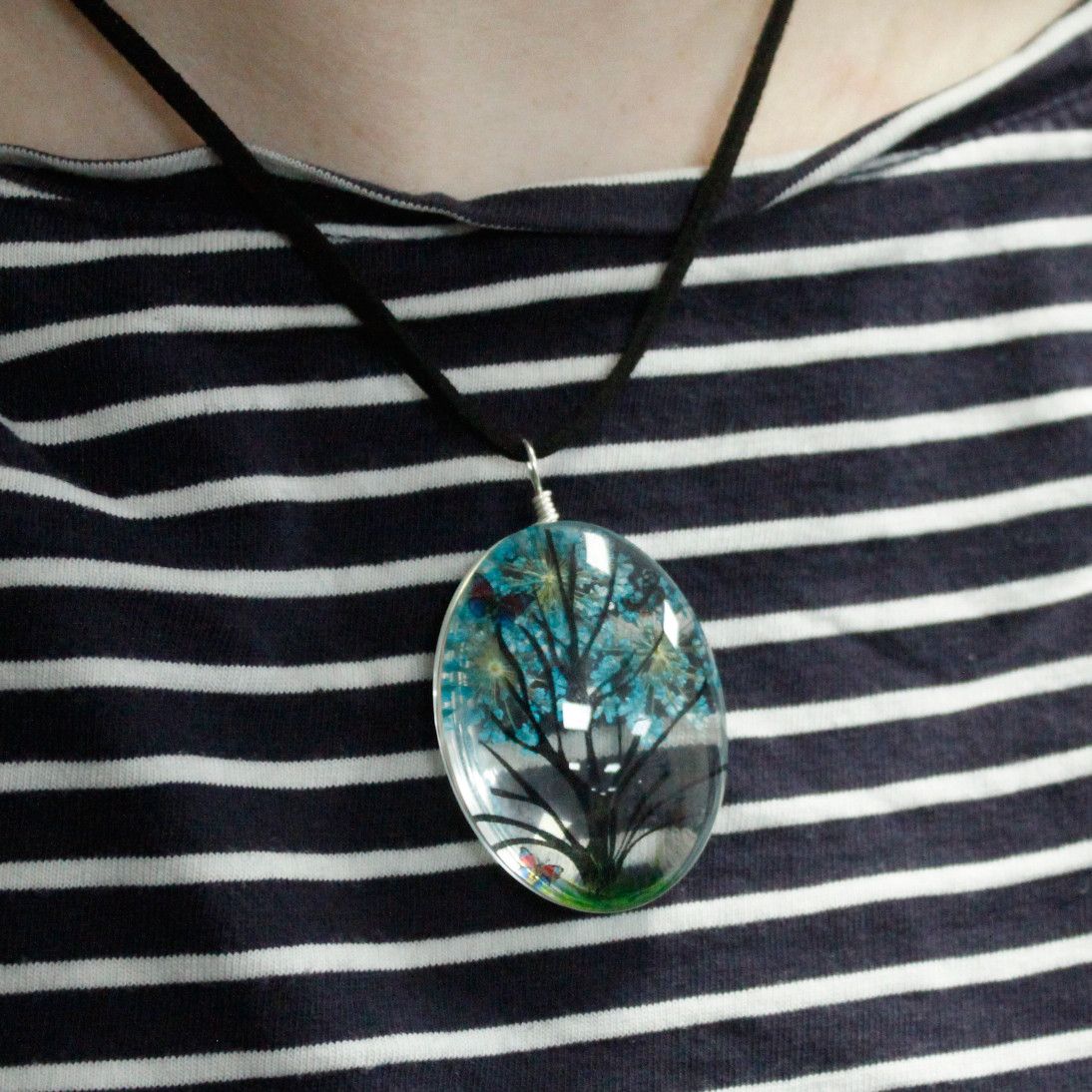 Pressed Flowers - Tree of Life set - Teal product image 5