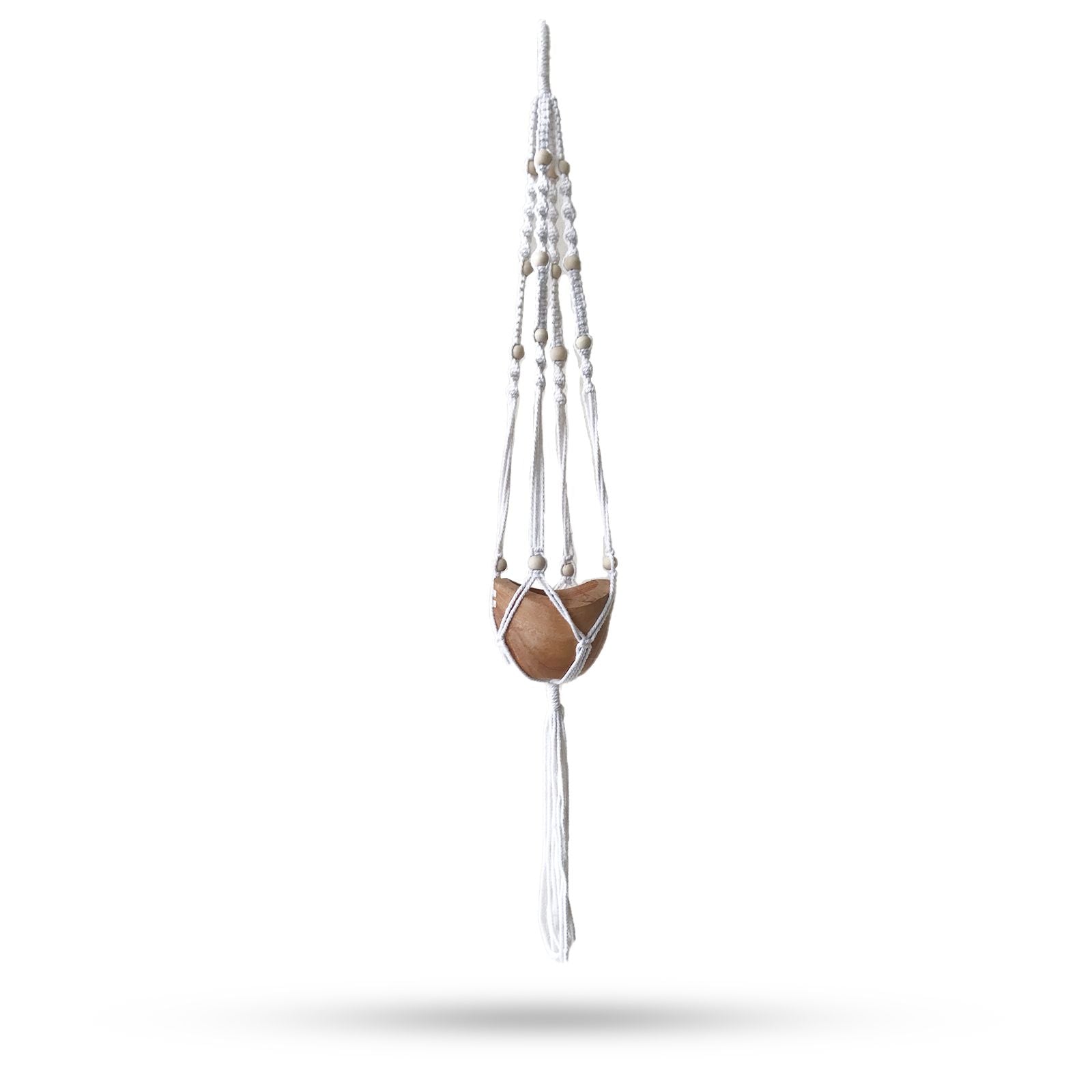 Macrame Pot Holder Beaded - Natural - 1Meter product image