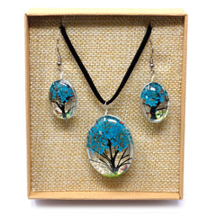 Pressed Flowers - Tree of Life set - Teal product image 4