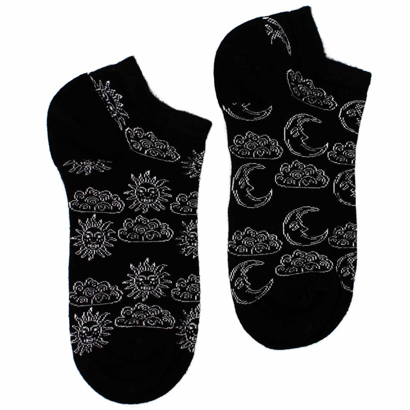 S/M Hop Hare Bamboo Socks Low (3.5-6.5) - Day and Night product image