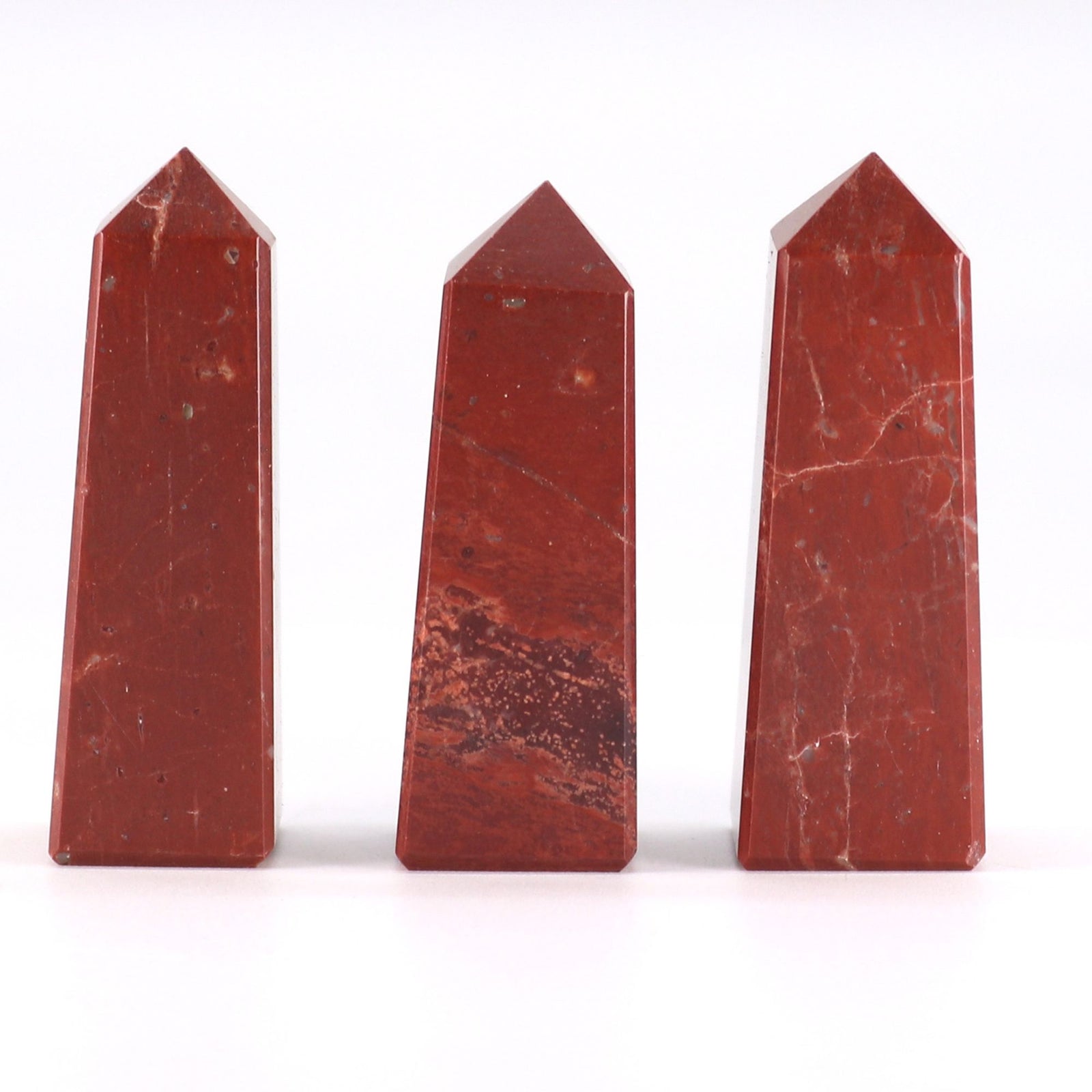 Gemstone Obelisk Point approx 5cm - Red Jasper product image