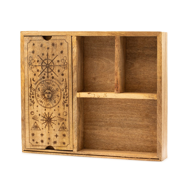 Four Section Tarot Box with Card Holder product image