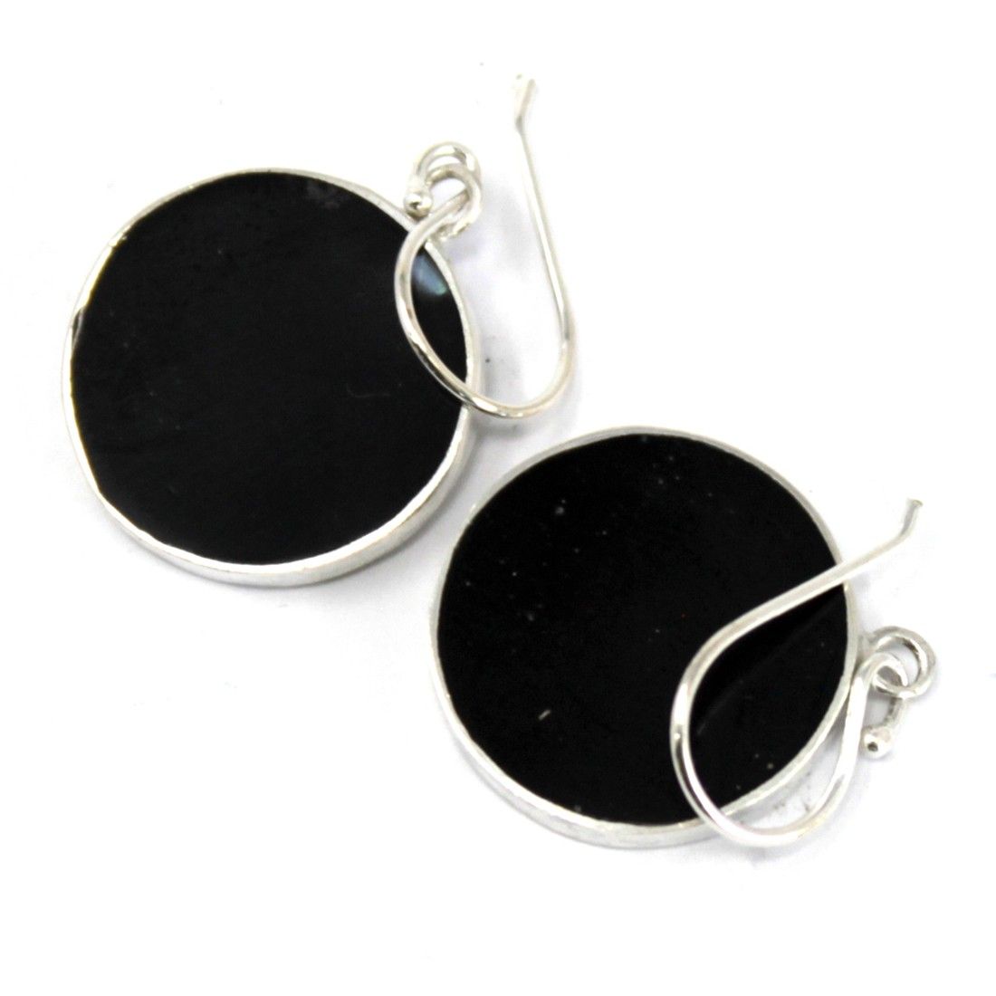 Tree of Life Silver Earrings 15mm - Abalone product image 3