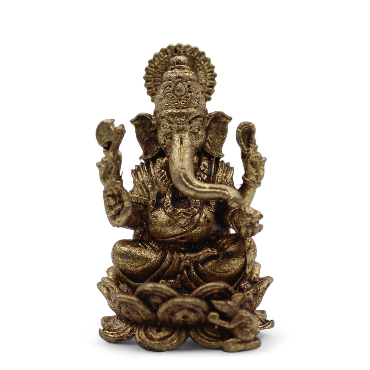 Brass Miniature Gods - Ganesha (22gms) - 37mm product image 3