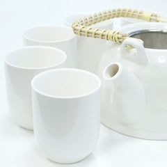 Herbal Teapot Set - Classic White product image 5