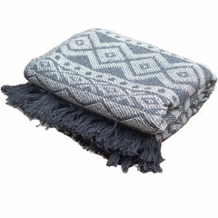 Boho Comfort Throws - Grey Geometric product image 5