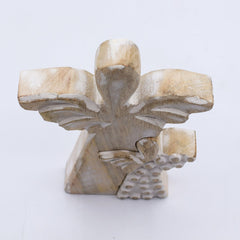 Mango Wood Angel in Angel - Whitewash product image 6