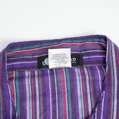 Nomad Sari Grandad Shirt - Black Purple - XL product image 3