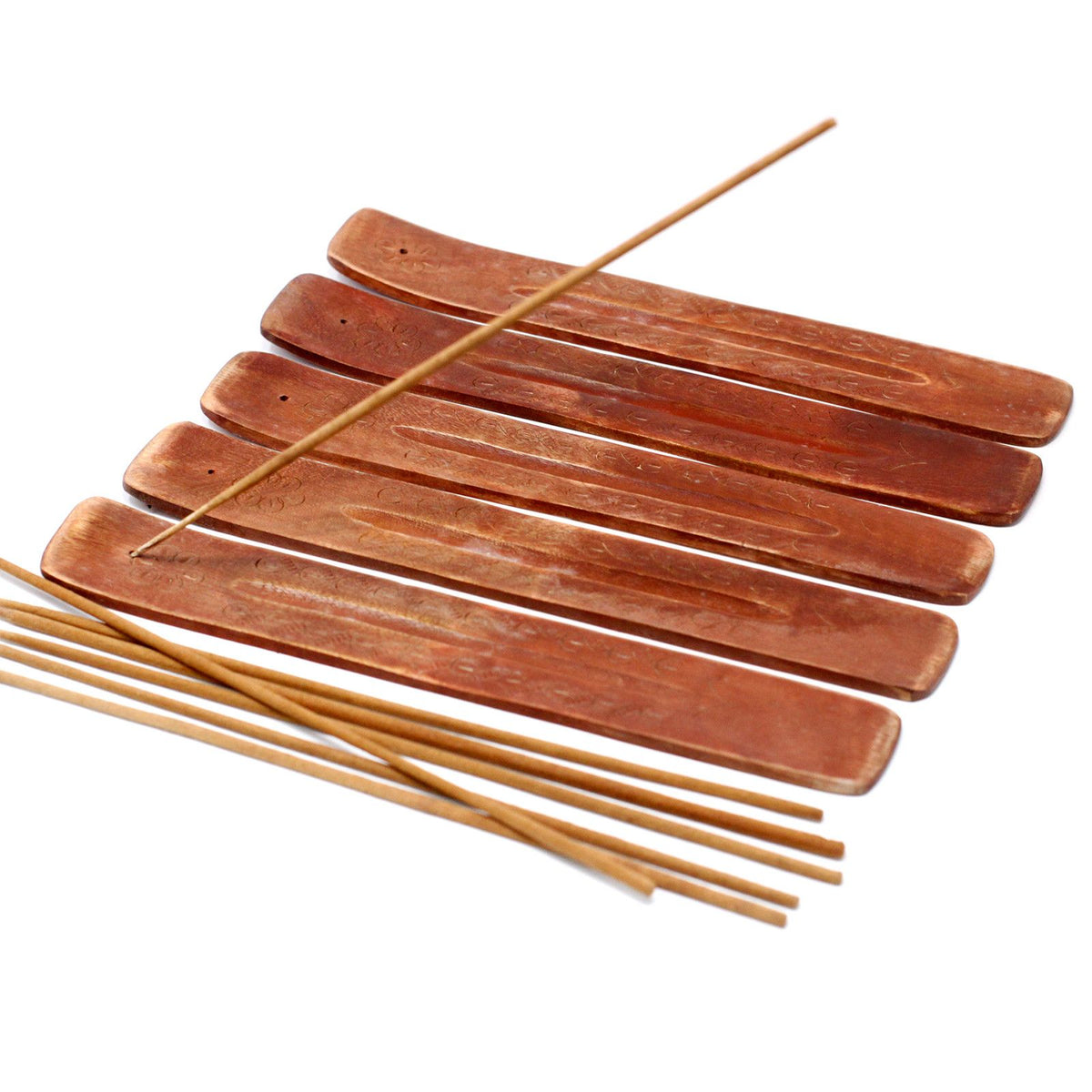 Carved Mango Wood Ashcatcher 10" product image 4