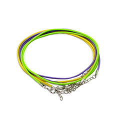 Waxed Pendant Cord - 2mm x 55cm - Assorted (10 colours) product image 2