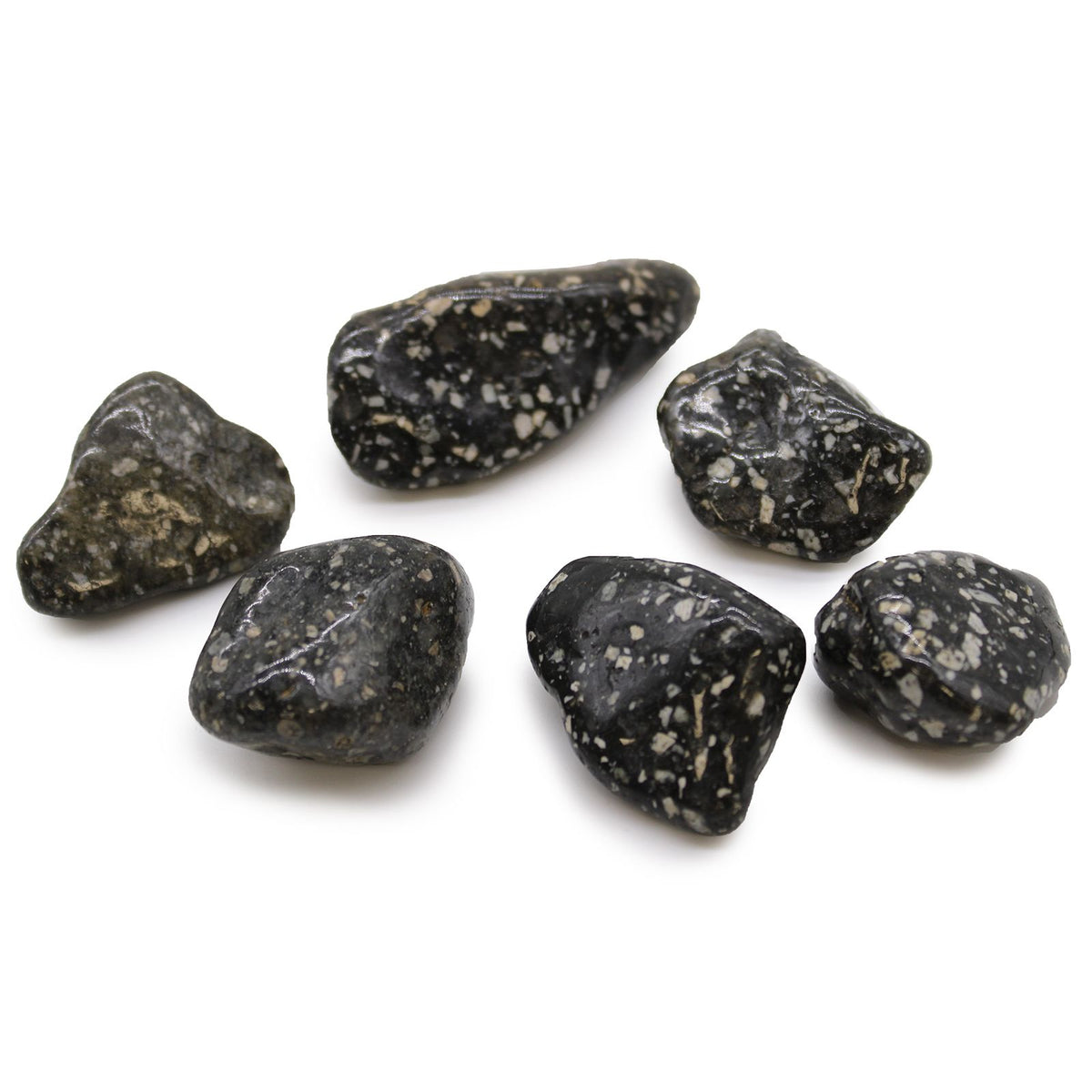 Large African Tumble Stones - Guinea Fowl Large product image