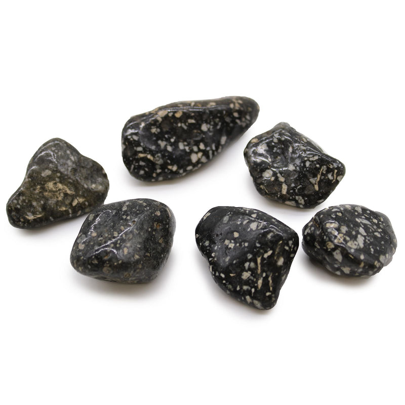 Large African Tumble Stones - Guinea Fowl Large product image