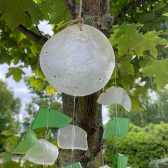 Copis & Glass Drop - Green & White Glass product image 5