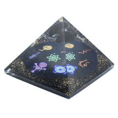 Orgonite Pyramid - Midnight Reiki - 90mm product image 2