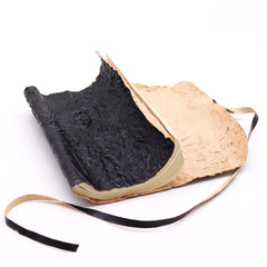 Rolled Leather Travel Notebook - 96 pages - Black 21x15cm product image 4