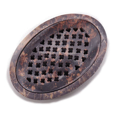 Soapstone Soap Dish & Drainer 11x8cm- Classic Oval product image 4