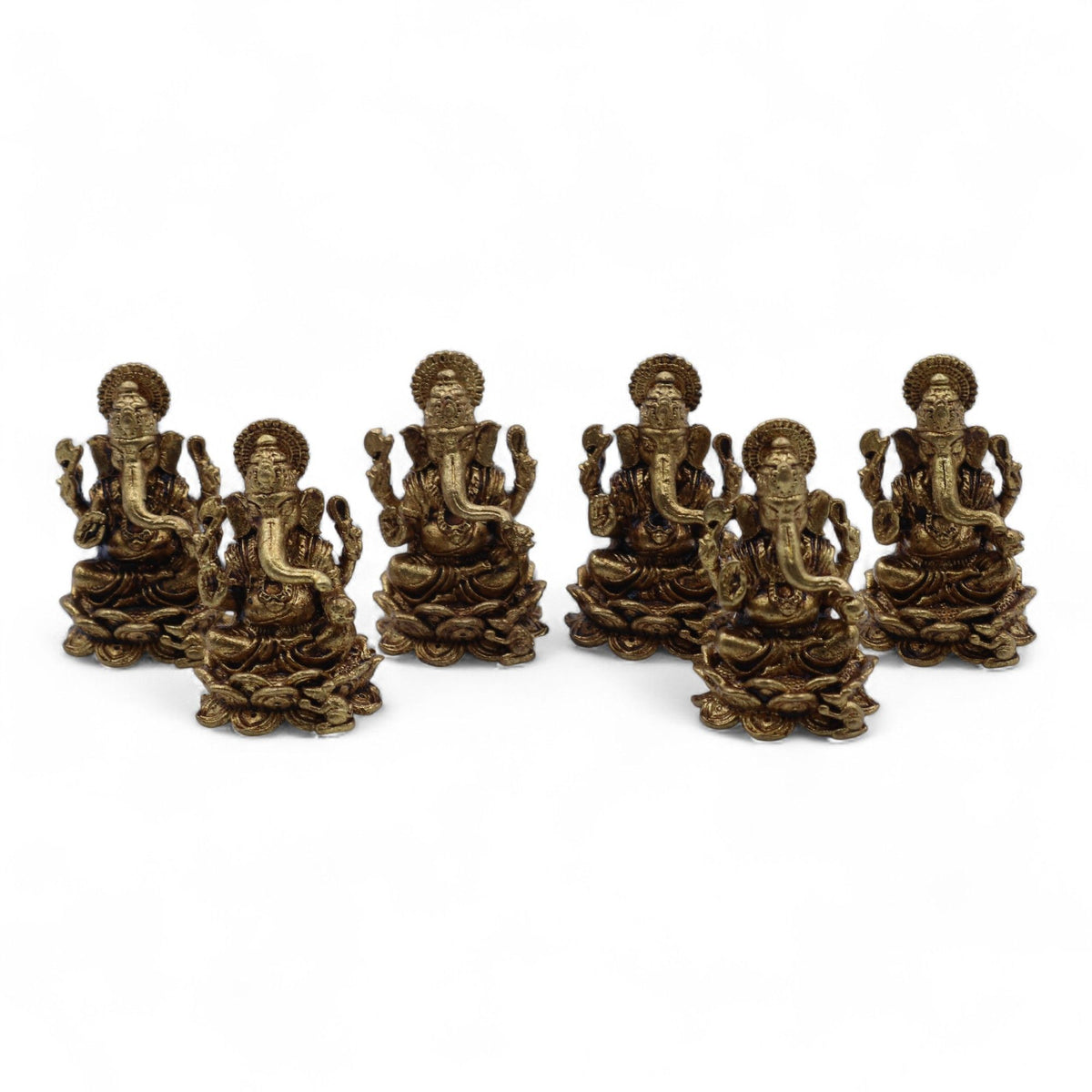 Brass Miniature Gods - Ganesha (22gms) - 37mm product image 5