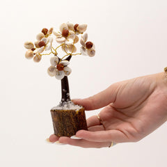 Med Gomati Chakra Circle Stone Tree with Rudraksha - (45 stones) product image