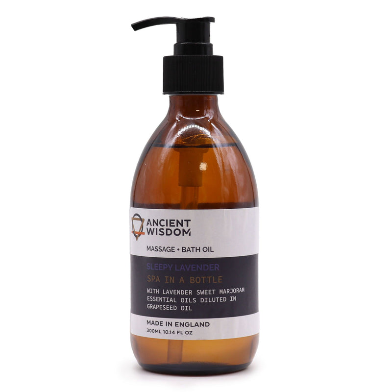 Aromatherapy Massage and Bath Oil - Sleepy Lavender 300ml product image