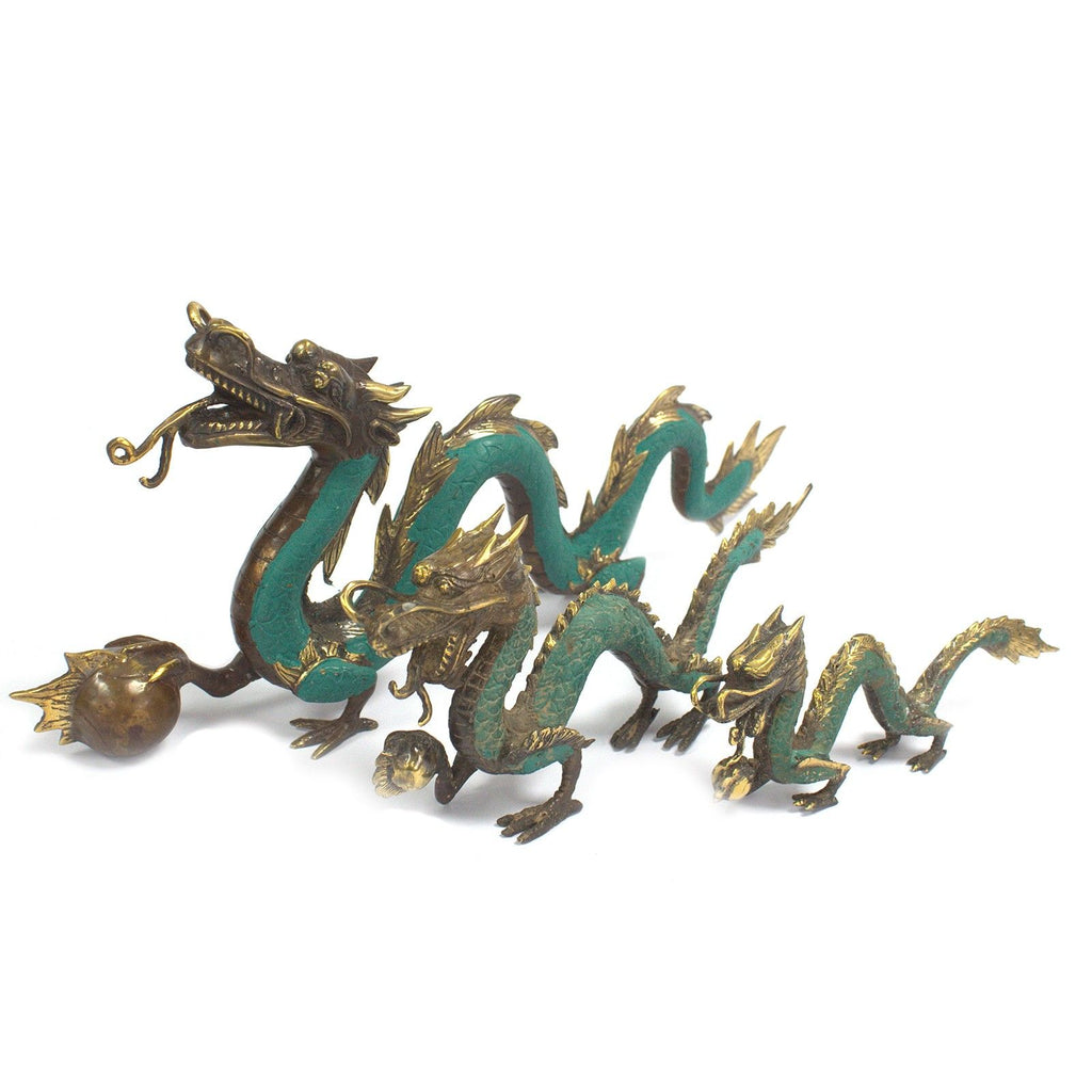 Fengshui - Small Dragon with Ball - 20cm product image 3