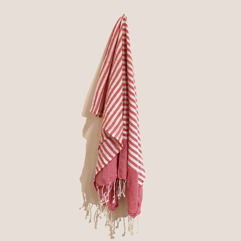 Cotton Pario Throw - 100x180 cm - Hot Pink product image