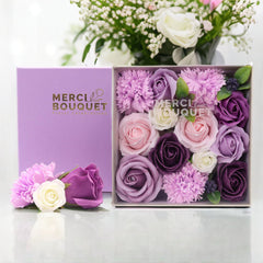 Square Box - Lavender Rose & Carnation product image 3