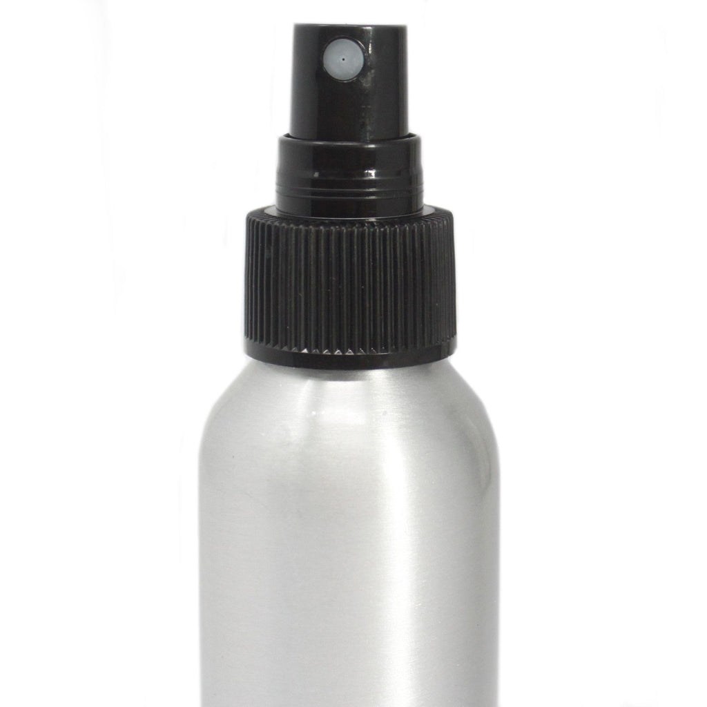 100ml Aluminium Bottle with Black Spray Top product image 2