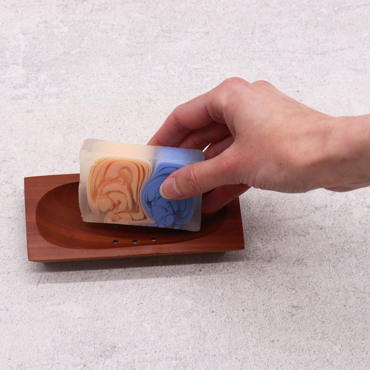 Classic Mahogany Soap Dish - Rectangle product image 2
