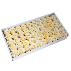 Craft Soap Flowers - Med Rose - Ivory product image