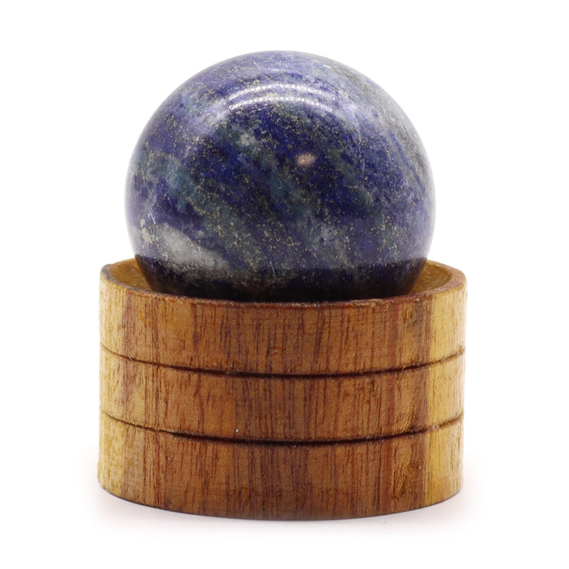 Gemstone Sphere 40mm - Afghan Lapis with Stand product image