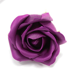 Craft Soap Flowers - Med Rose - Deep Violet product image 8