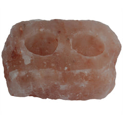 Natural Salt Candle Holder - 2 holes product image 4