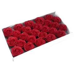 Craft Soap Flowers - Lrg Rose - Red product image