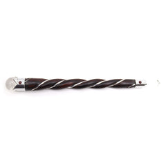 Twisted Wood and Rock Quartz Wand product image
