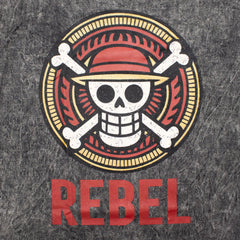 Nomad Sari Stonewashed Cotton T-Shirt - Rebel - Charcoal - Small product image