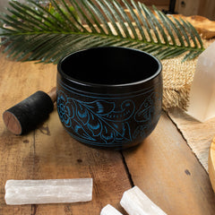 Cauldron Singing Bowl - Magic Mushroom - Blue (15cm) product image 7