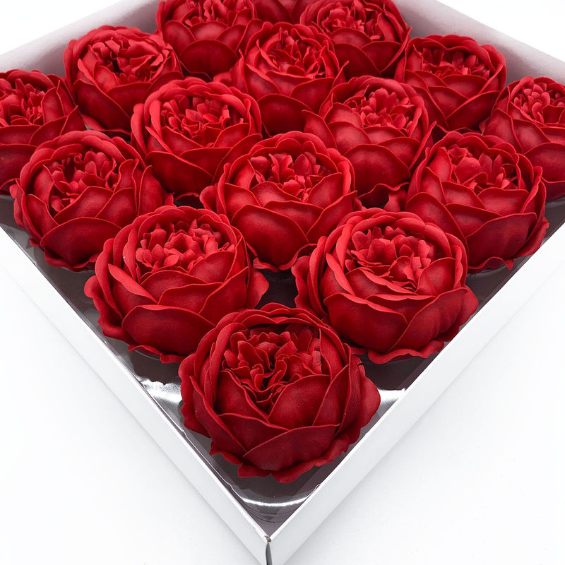 Craft Soap Flower - Ext Large Peony - Red product image