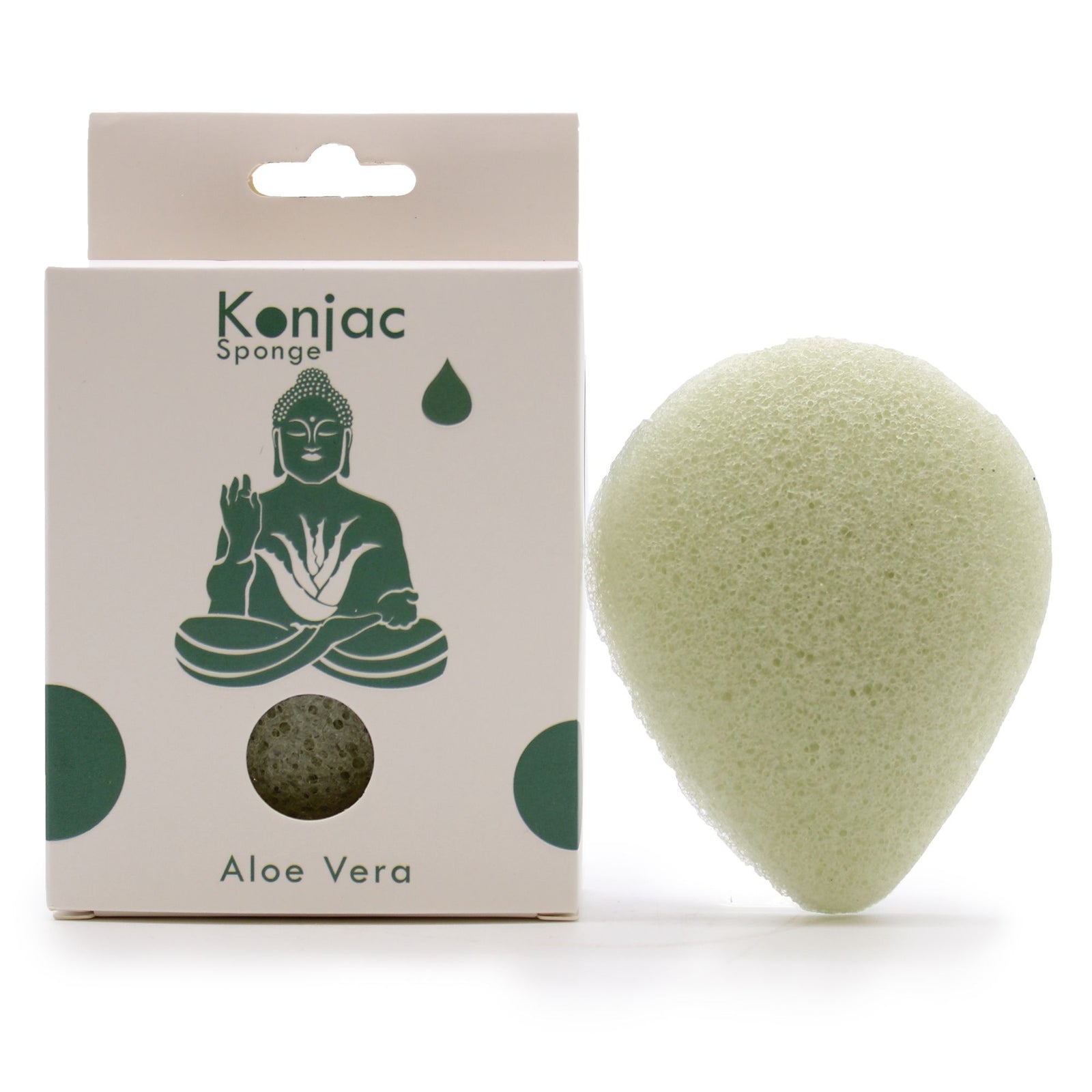 Teardrop Konjac Sponge - Aloe Vera - Healing product image