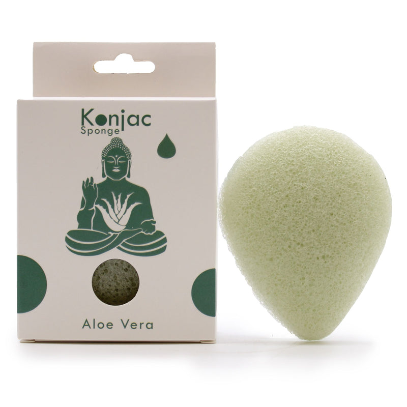 Teardrop Konjac Sponge - Aloe Vera - Healing product image