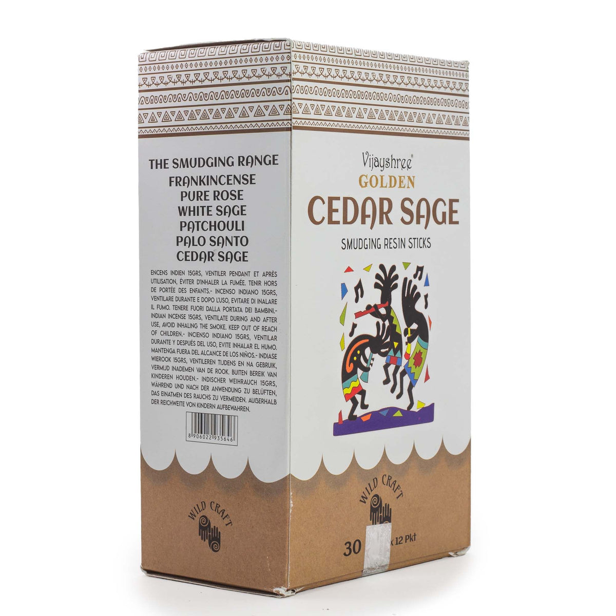 Golden Cedar Sage Smudging Resin Sticks – 30g product image 4