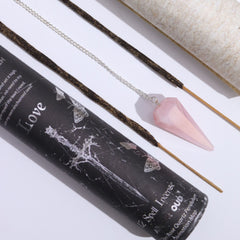 Ancient Witch Spell Incense - Love - Rose Quartz Pendulum product image 10