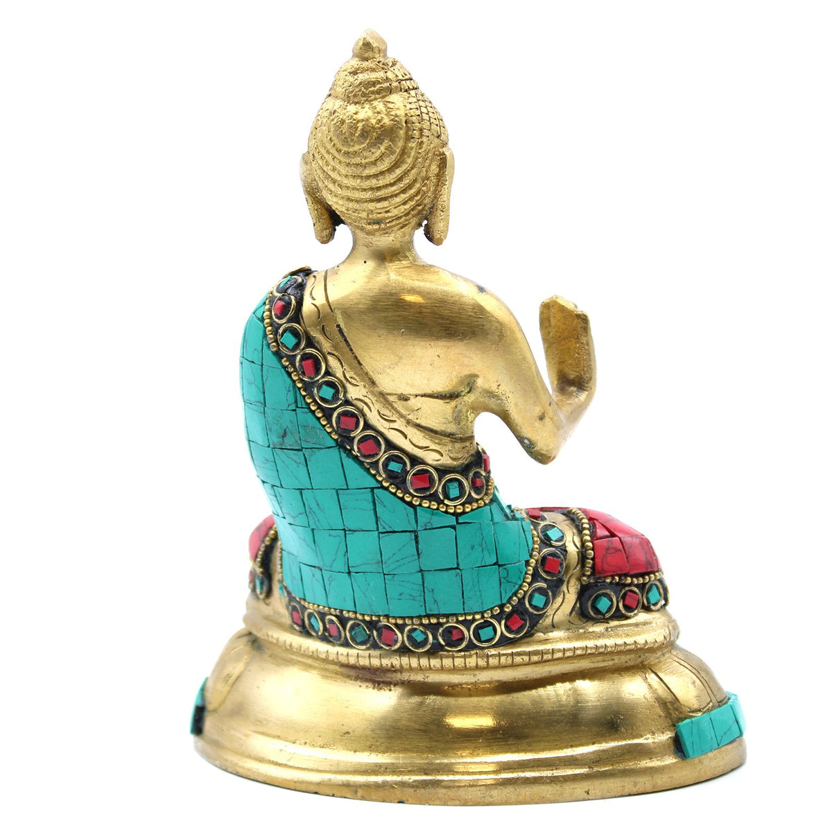 Brass Buddha Figure - Blessing - 15cm product image 2