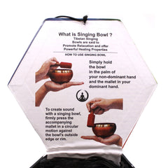 Yoga Moves Singing Bowl Set – White/Blue (10.7cm) product image