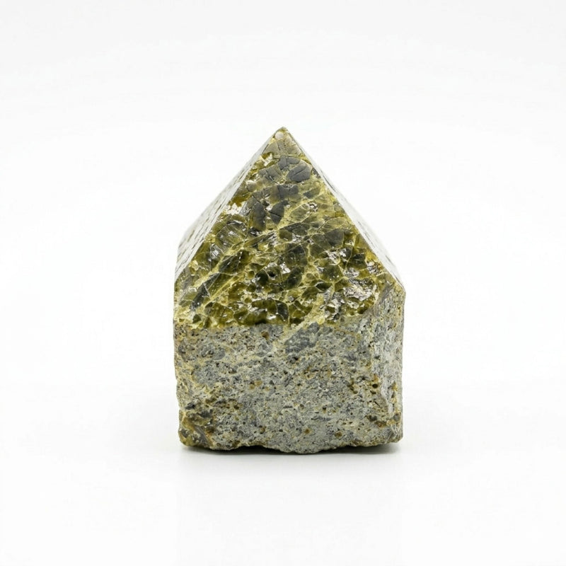 Gemstone Top Polished Points - Epidote A grade (approx 5-6 pieces) product image