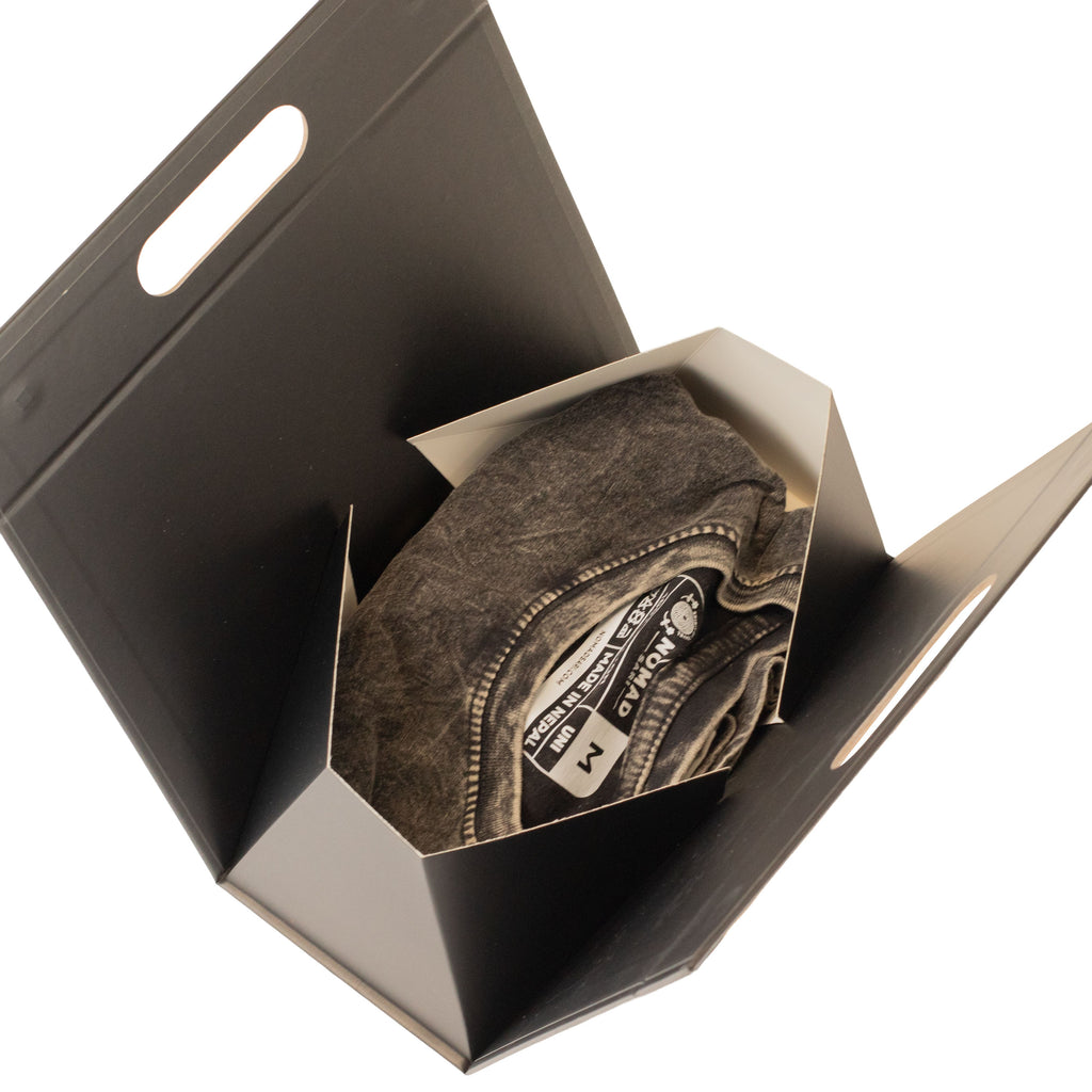 Flat Pack Gift Box - Hand Box (20x10x20cm) - Black - product image 5